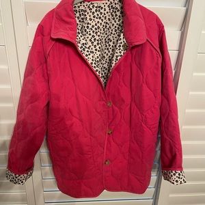 Reversible jacket size large